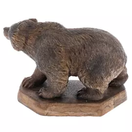 Скульптура из кальцита "Медведь" малый