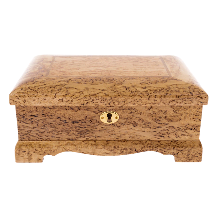Jewelry box made of Karelian birch "Standard"