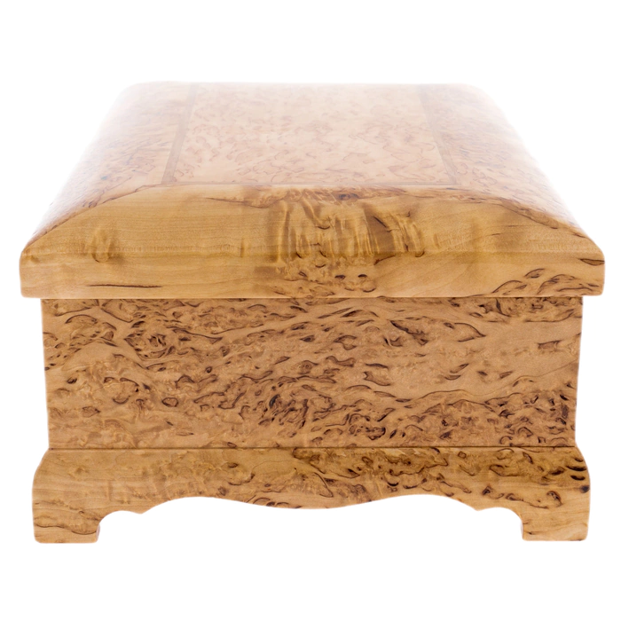 Jewelry box made of Karelian birch "Standard"
