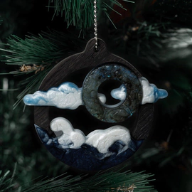 Set of jewelry Christmas tree toys "Mordovian"