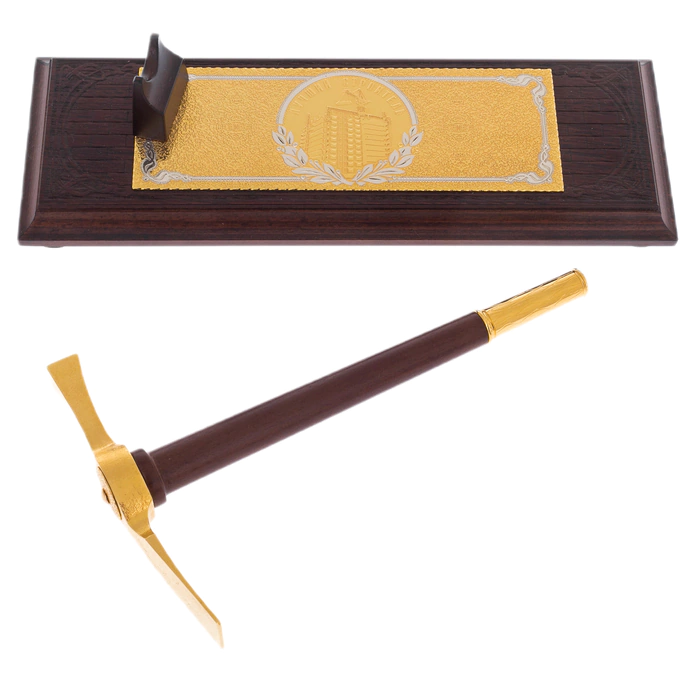 Souvenir pickaxe "The best builder" Zlatoust