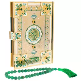Коран объемный "Вера" на арабском языке, с четками, Златоуст