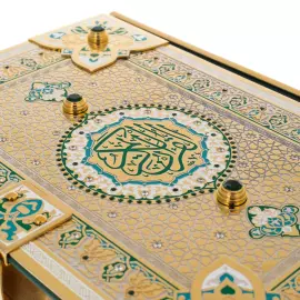 Коран объемный "Вера" на арабском языке, с четками, Златоуст