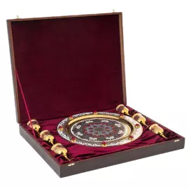 Набор для водки "Золотые своды" на 6 персон, Златоуст