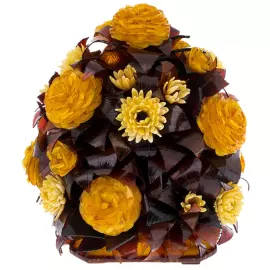 Икебана из янтаря "Фудзияма"