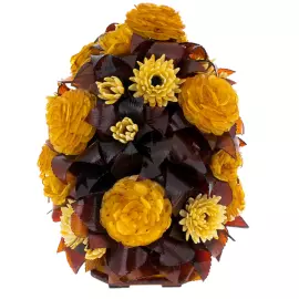 Икебана из янтаря "Фудзияма"