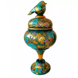 Candy bowl "Evolution" by Khokhloma