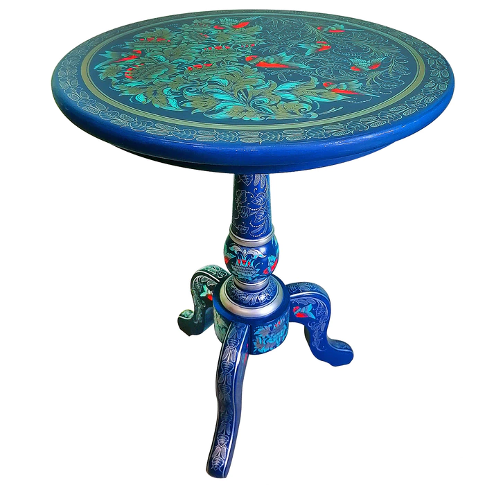 Linden coffee table "Zarya" Khokhloma