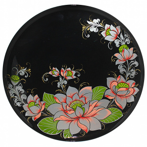 Plate-panel "Lotus" by Khokhloma