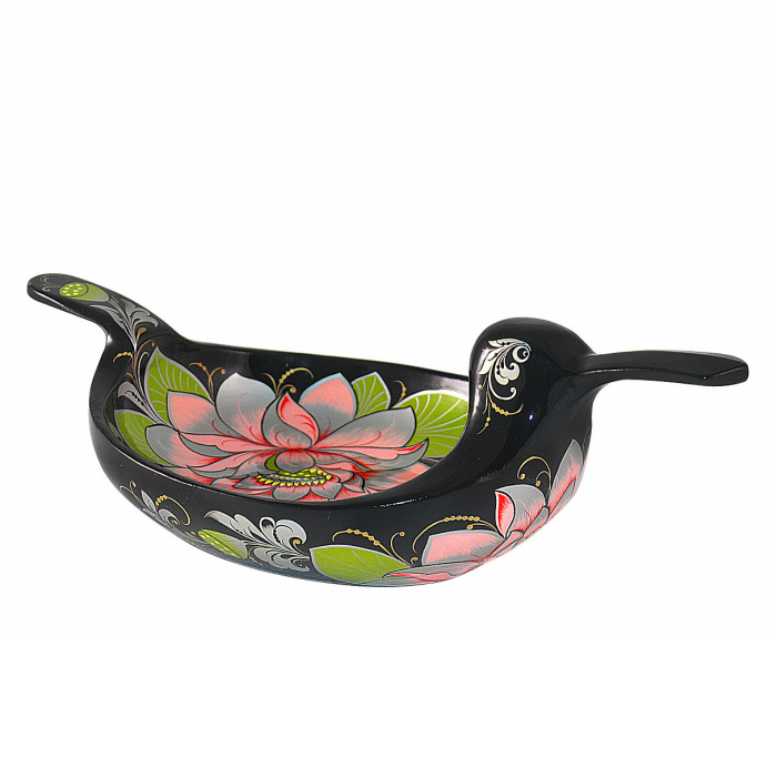 A set of linden "Lotus" Khokhloma