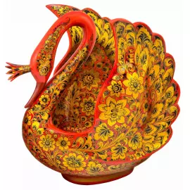 Bucket "Black Swan - Tsarskaya Kudrina" by Khokhloma