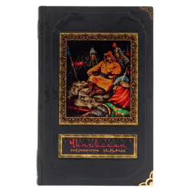 Книга в кожаном переплете "Чингисхан. Сокровенное сказание" в коробе Книга в кожаном переплете "Чингисхан. Сокровенное сказание" в коробе