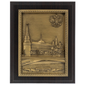 Gift set "Moscow in English" with a plaque "Moscow – Kremlin"