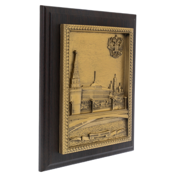 Gift set "Moscow in English" with a plaque "Moscow – Kremlin"