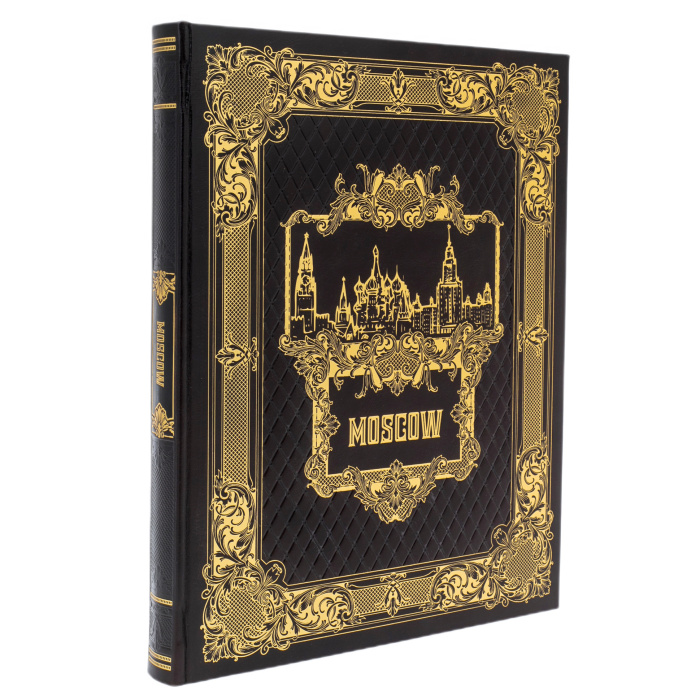 Gift set "Moscow in English" with a plaque "Moscow – Kremlin"