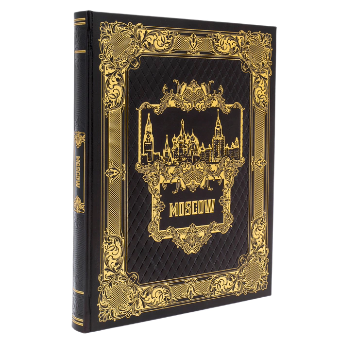 Gift set "Moscow in English" with a plaque "Moscow – Kremlin"