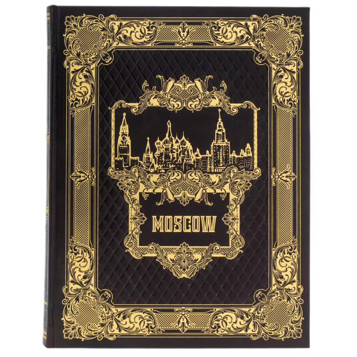 Gift set "Moscow in English" with a plaque "Moscow – Kremlin"