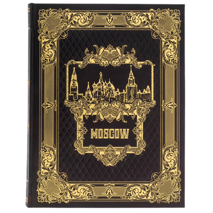 Gift set "Moscow in English" with a plaque "Moscow – Kremlin"
