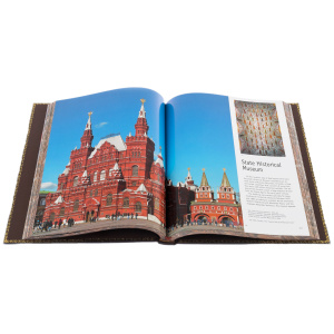 Gift set "Moscow in English" with a plaque "Moscow – Kremlin"