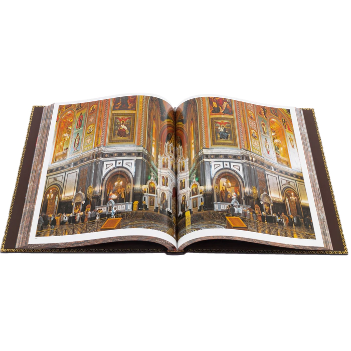 Gift set "Moscow in English" with a plaque "Moscow – Kremlin"