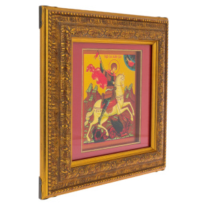 Painting on gold "George the Victorious"