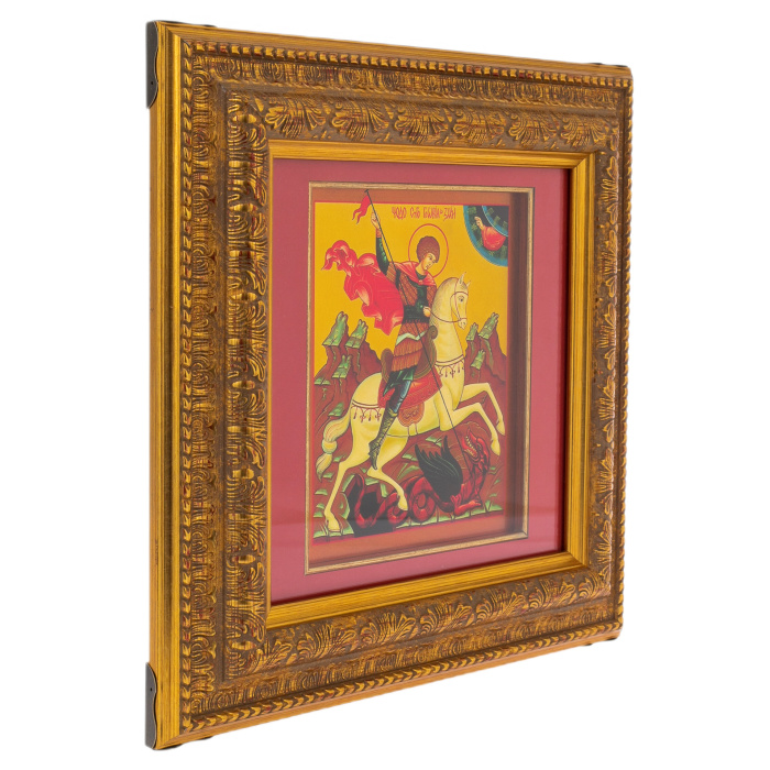 Painting on gold "George the Victorious"