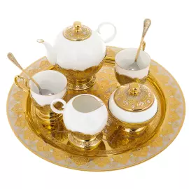 Чайный сервиз "Ландыш" на 2 персоны, Златоуст