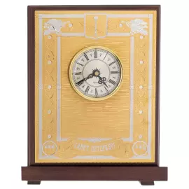 Clock panel "Saint Petersburg" on a stand, Zlatoust