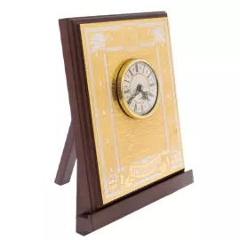 Clock panel "Saint Petersburg" on a stand, Zlatoust