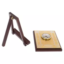 Clock panel "Saint Petersburg" on a stand, Zlatoust