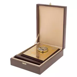 Clock panel "Saint Petersburg" on a stand, Zlatoust