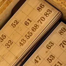 Лото подарочное из карельской березы "Русское лото"