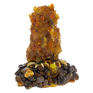 Souvenir made of amber "Owl"