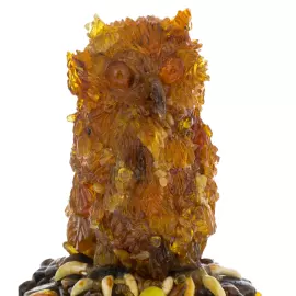 Сувенир из янтаря "Сова"