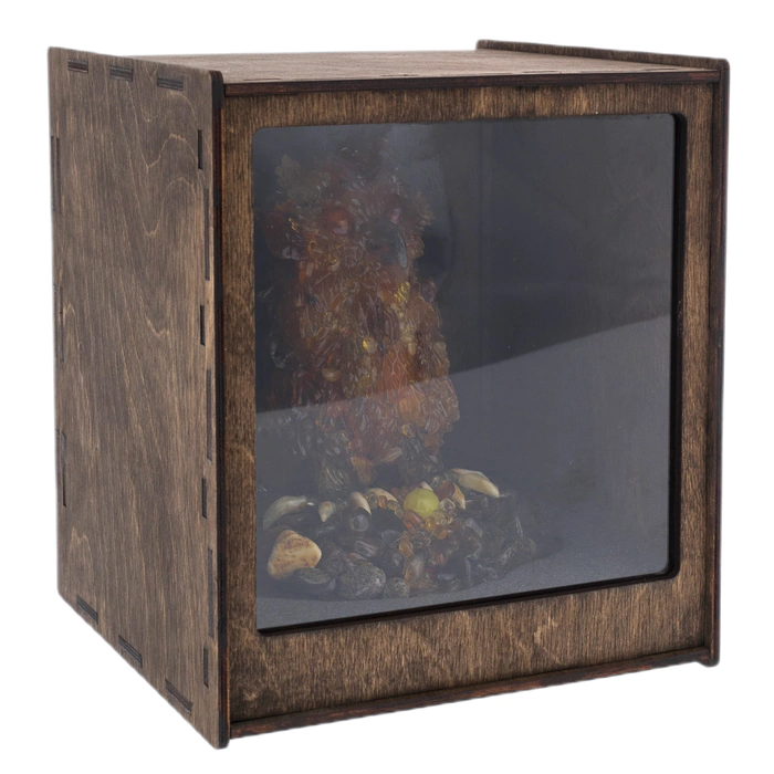 Souvenir made of amber "Owl"