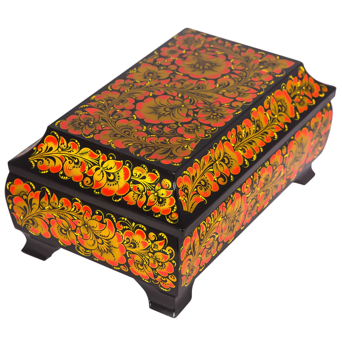 The Kudrin Chest-casket. Sarina" khokhloma