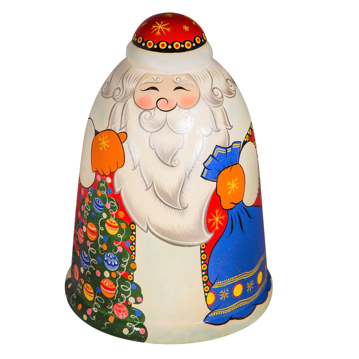 Santa Claus candy case "Gift" by Khokhloma