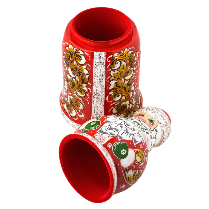 Khokhloma's "Santa Claus" damask case