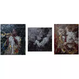 Авторский мозаичный триптих "Джаз"