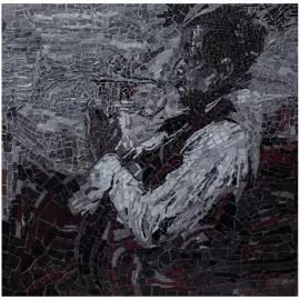 Авторский мозаичный триптих "Джаз"