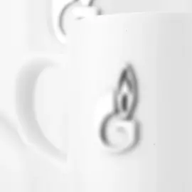 Фарфоровый чайный набор "Газовая промышленность" на 2 персоны