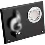 Placard "Symbol of gas" silver