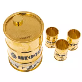 Набор для водки "Нефть" на 3 персоны, Златоуст