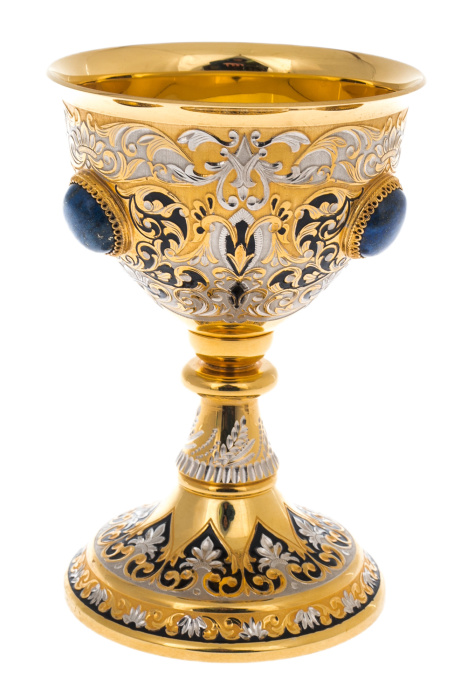 Royal Cup with lapis lazuli, Maly, Zlatoust