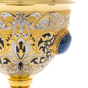 Royal Cup with lapis lazuli, Maly, Zlatoust