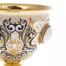 Кубок "Королевский" с мрамором, малый, Златоуст