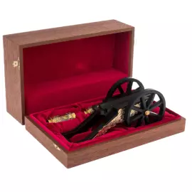 Набор для водки "Пушка. Герб РФ" на 3 персоны, Златоуст