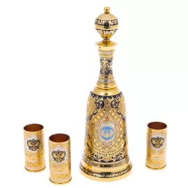 Набор для водки "ВДВ" на 3 персоны, Златоуст