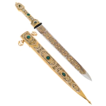Gift dagger "Vostok" with malachite, Zlatoust