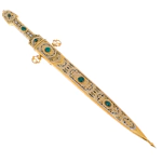Gift dagger "Vostok" with malachite, Zlatoust